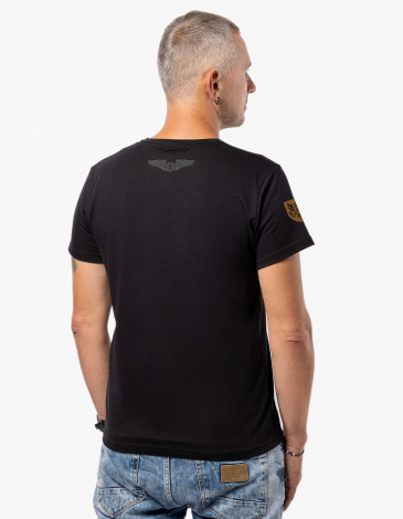 Men's T-Shirt Чорний Ліс. Color black. 1.