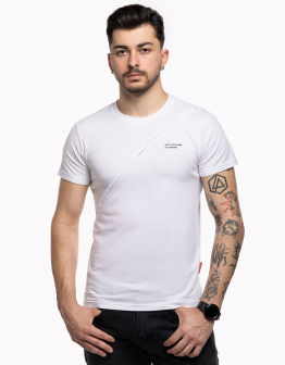 Men's T-Shirt But I Am Free. Color white. .