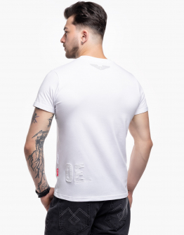 Men's T-Shirt But I Am Free. Color white. .