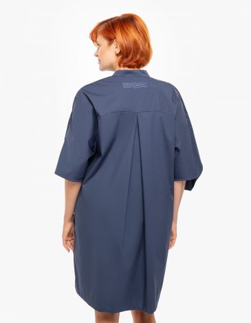 Women Dress Hummingbird. Color dark blue. 1.