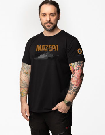 Men's T-Shirt Mazepa. Color black. .