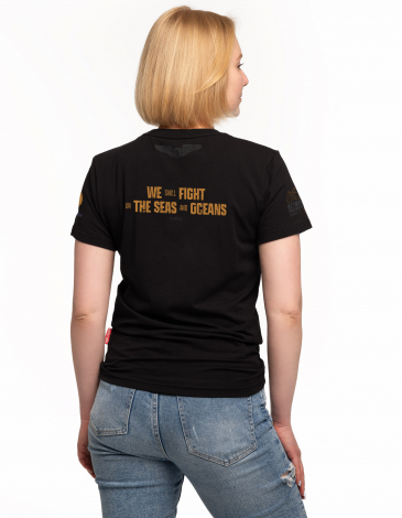 Women's T-Shirt Mazepa. Color black. .