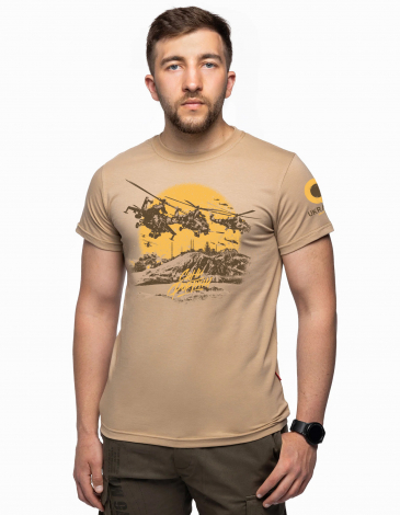 Men's T-Shirt 18 Brigade. Color sand. .