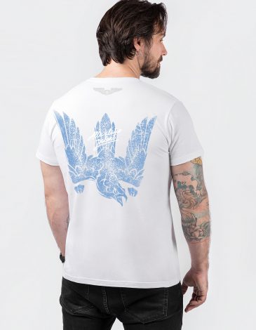 Чоловіча Футболка 40 Бригада. Колір білий. .