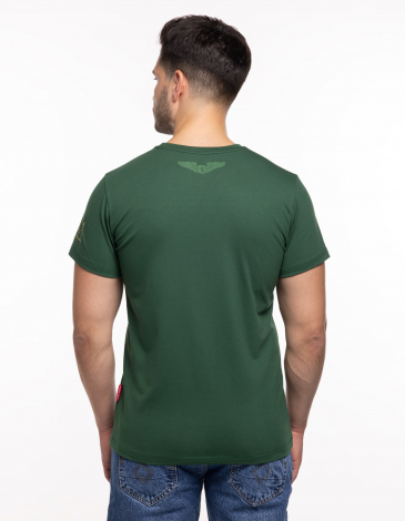 Чоловіча Футболка Dnister. Колір смарагдовий. .