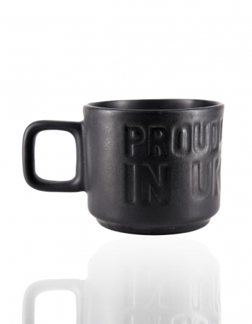 Горнятко Proudly Made In Ukraine. Колір чорний. .