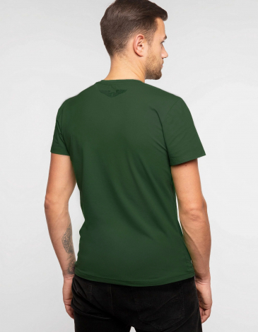 Men's T-Shirt Dnister. Color смарагдовий. .