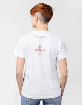 Women's T-Shirt Indian. Color white. .