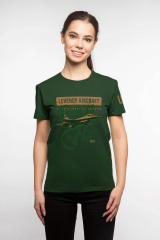 Women's T-Shirt F-16 Lehendy Aircraft. .
