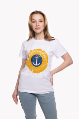 Women's T-Shirt Ukrainian Navy. .