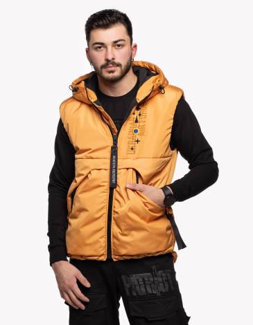 Чоловіча Безрукавка Uaf. Колір жовтий. .