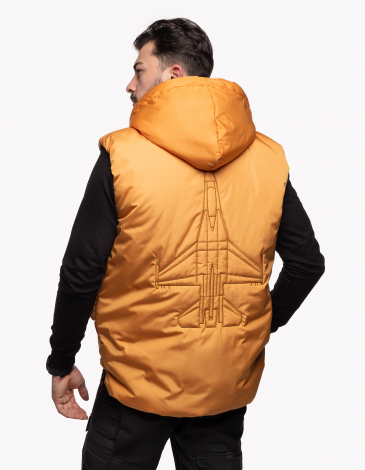 Чоловіча Безрукавка Uaf. Колір жовтий. .