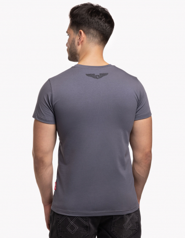 Men's T-Shirt Horhany. Color gray. .