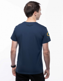 Men's T-Shirt Battle For The Black Sea. Color dark blue. .