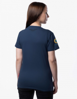 Women's T-Shirt Battle For The Black Sea. Color dark blue. .