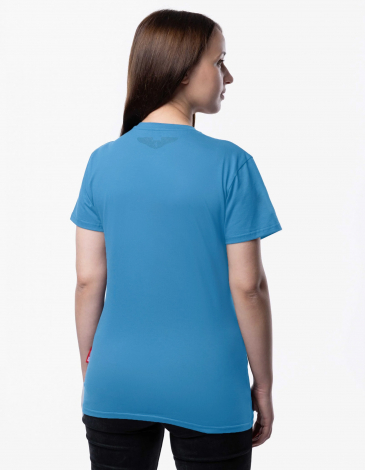 Women's T-Shirt Poseidon. Color dark blue. .