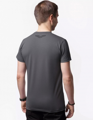 Men's T-Shirt Horhany. Color gray. .