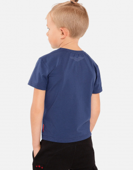 Kids T-Shirt The Light Side. Color denim. .