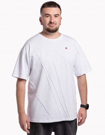 Чоловіча Футболка Креслюнок. Колір білий. .