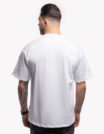 Men's T-Shirt Blueprint. Color white. .