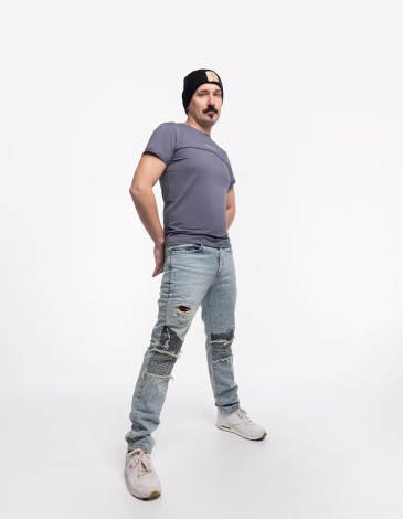 Men's Jeans Hutsulshchyna Hard. Color denim. .