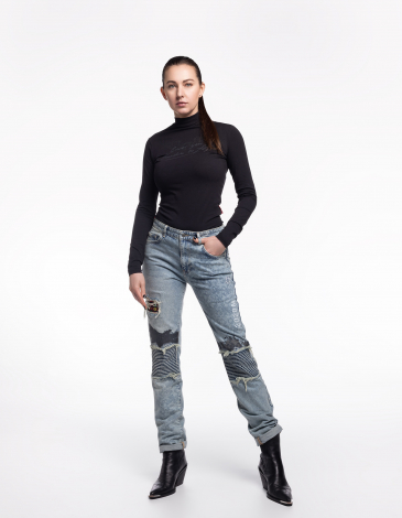 Жіночі Джинси Hutsulshchyna Hard. Колір денім. .