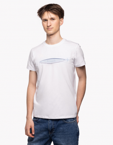 Men's T-Shirt Dream. Wings. Freedom. Color white. .