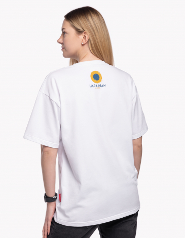 Women's T-Shirt Thunderbolt. Color white. .