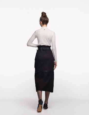 Спідниця Lwo. Колір чорний. .