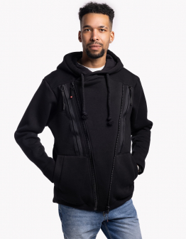 Men's Hoodie Runway. Color black. .