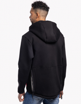 Men's Hoodie Runway. Color black. .
