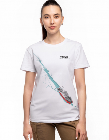 Women's T-Shirt Icebreaker. Color white. .