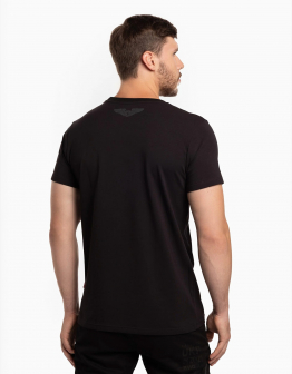 Men's T-Shirt Forest Shadow. Color black. .