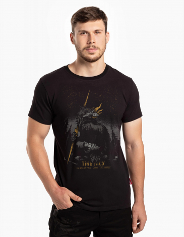 Чоловіча Футболка Тінь Лісу. Колір чорний. .