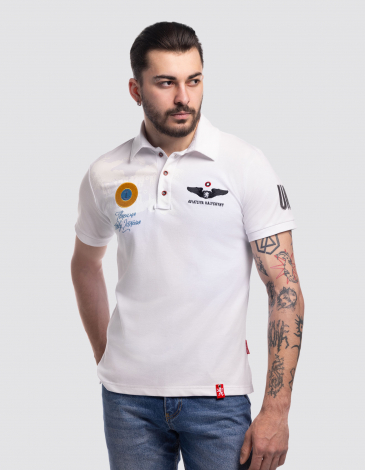 Чоловіче Поло Ua Navy. Колір білий. .