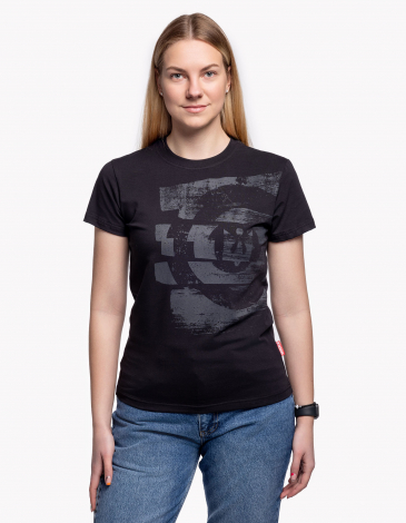 Women's T-Shirt Roundel 2.0. Color black. .