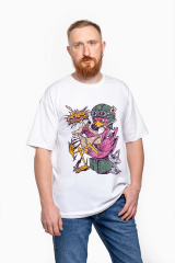 Men's T-Shirt Flamingo Pink. .