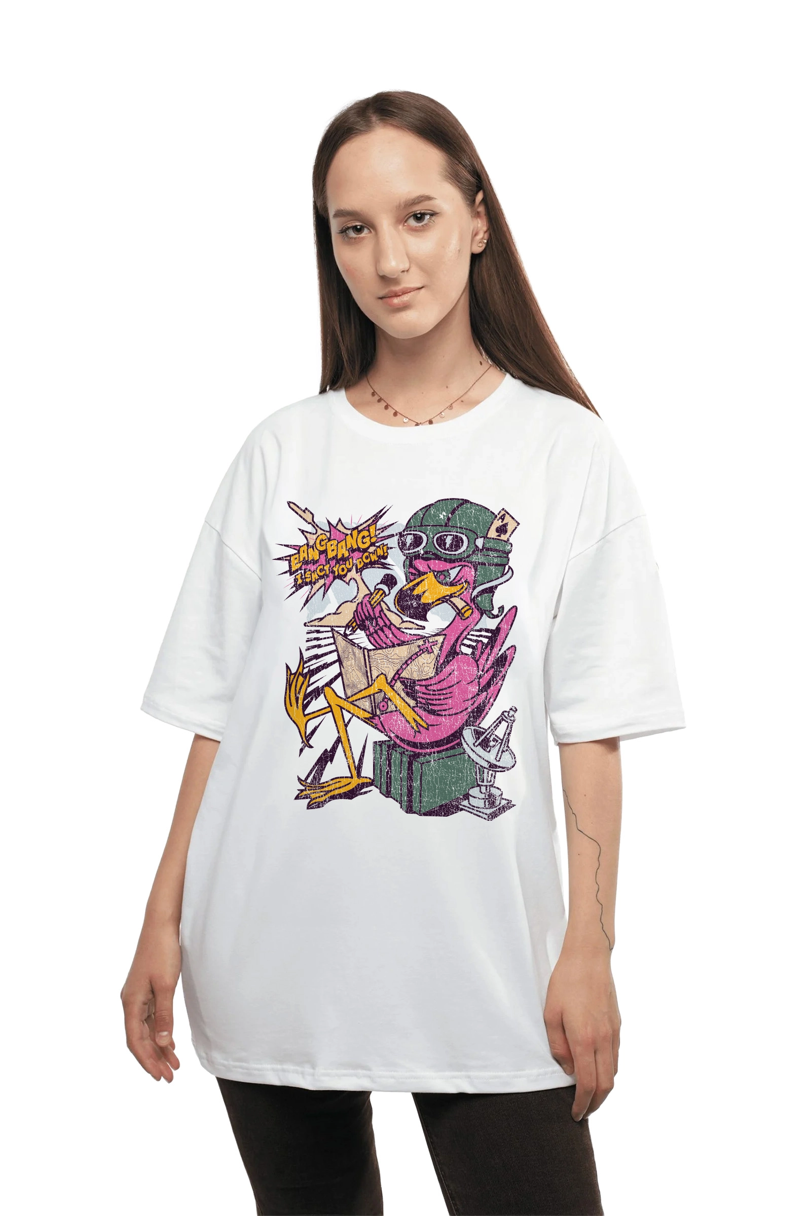 Women's t-shirt FLAMINGO PINK - buy online | Aviatsiya Halychyny
