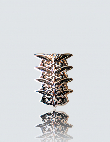 Pin Owls. Color black. .