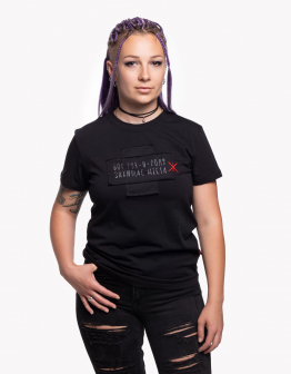 Women's T-Shirt God Of Rock ’N’ Roll. Color black. .