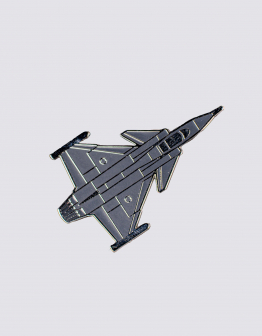 Значок Jas 39 Gripen. Колір чорний. .