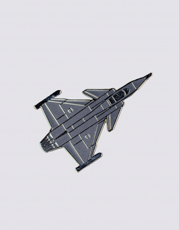Przypinkа Jas 39 Gripen. Kolor czarny. .