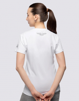 Women's T-Shirt Deep Strike. Color white. .