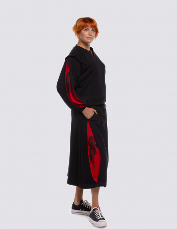 Skirt Secret Wings. Color black. .