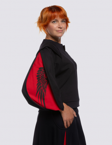 Women's Sweatshirt Secret Wings. Color black. .
