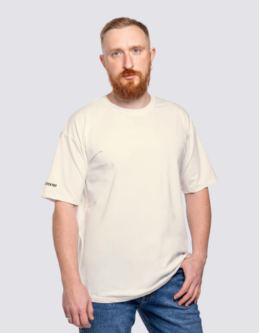 Men's T-Shirt Pelicans. Color off-white. .